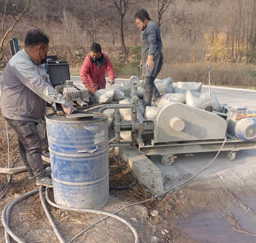 电白路面下沉注浆
